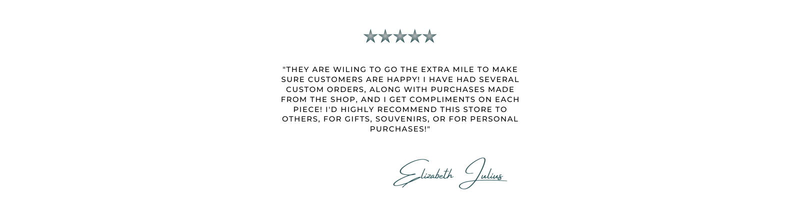 customer testimonial