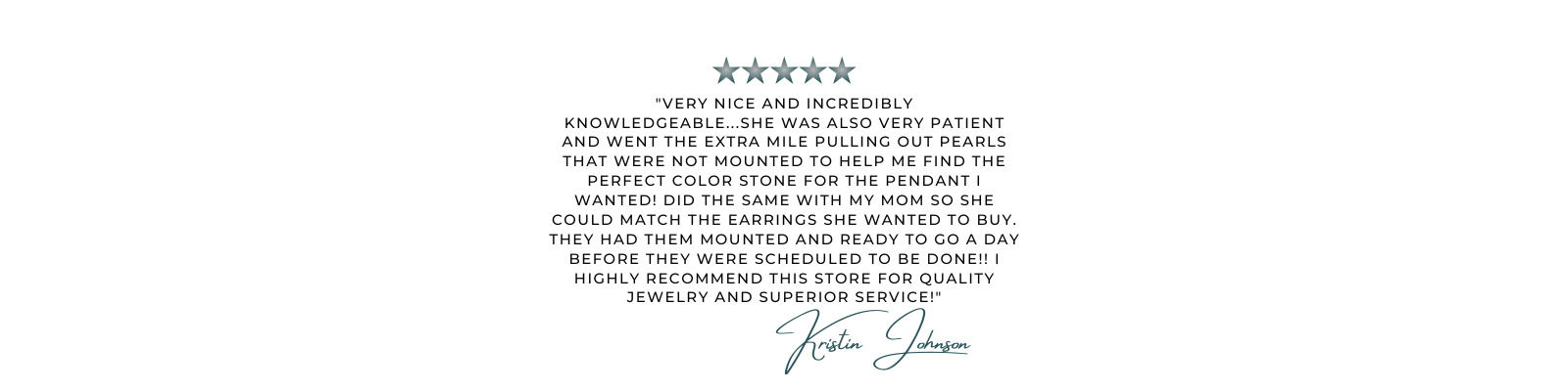 customer testimonial