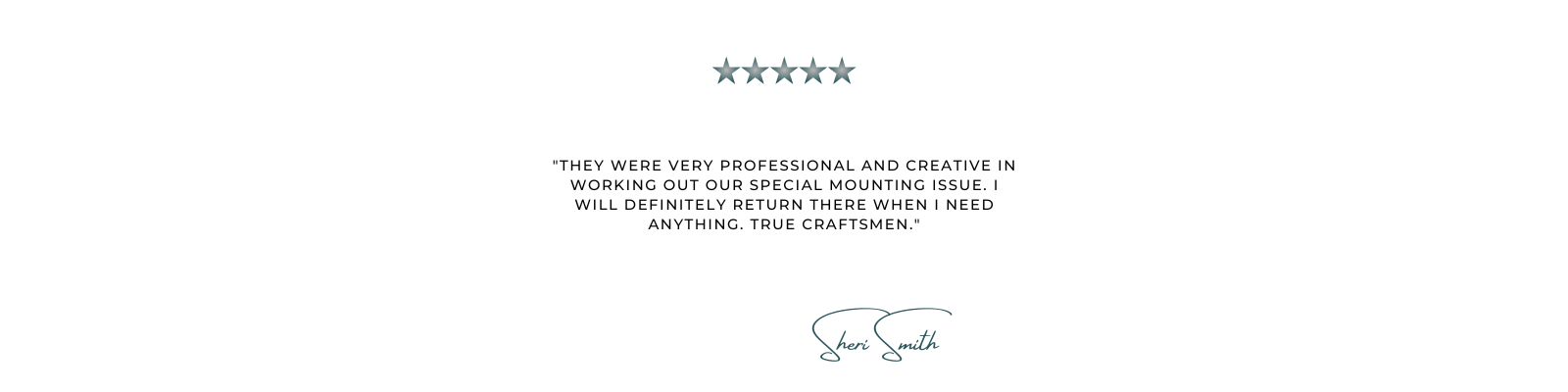 customer testimonial