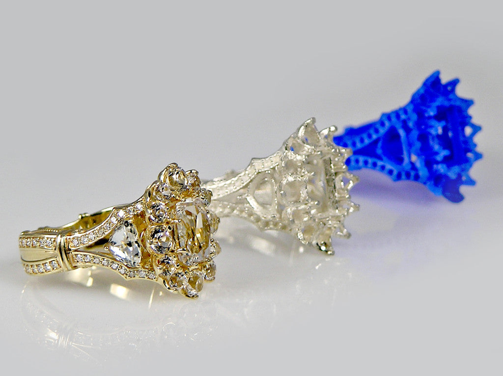 three stages of jewelry manufacturing