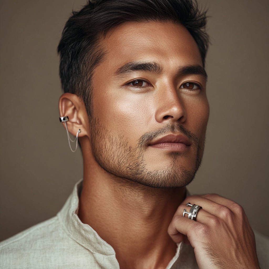 Two Paths Ear Cuff and Drop Earring Set - Stradley & Daughter