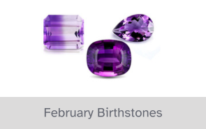 February Amethyst Birthstones