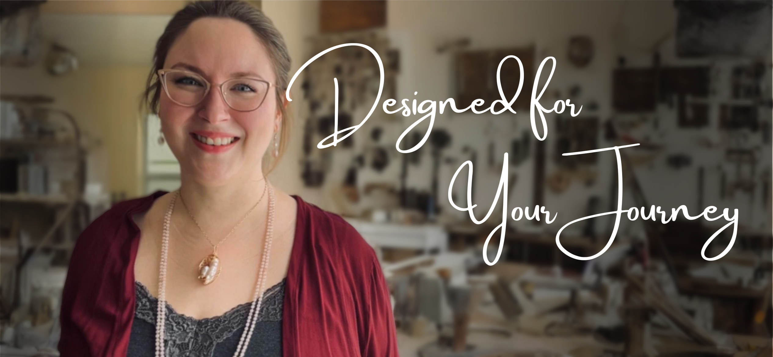 Jewelry Designer Sophie Stradley captioned Designed for Your Journey