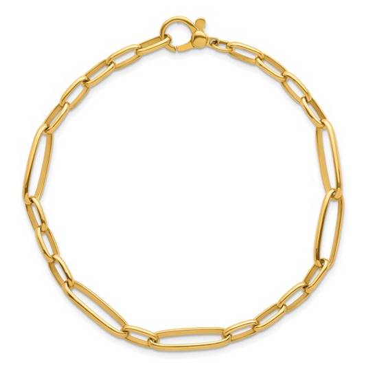 Essential Mixed Link Charm Bracelet Starter Chain