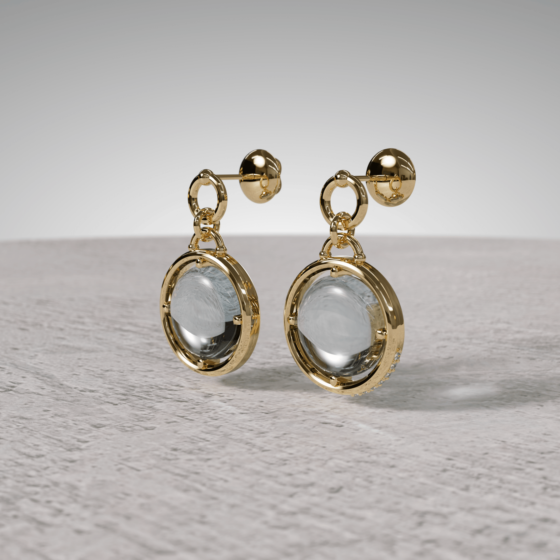 Looking Glass Earrings - Stradley & Daughter