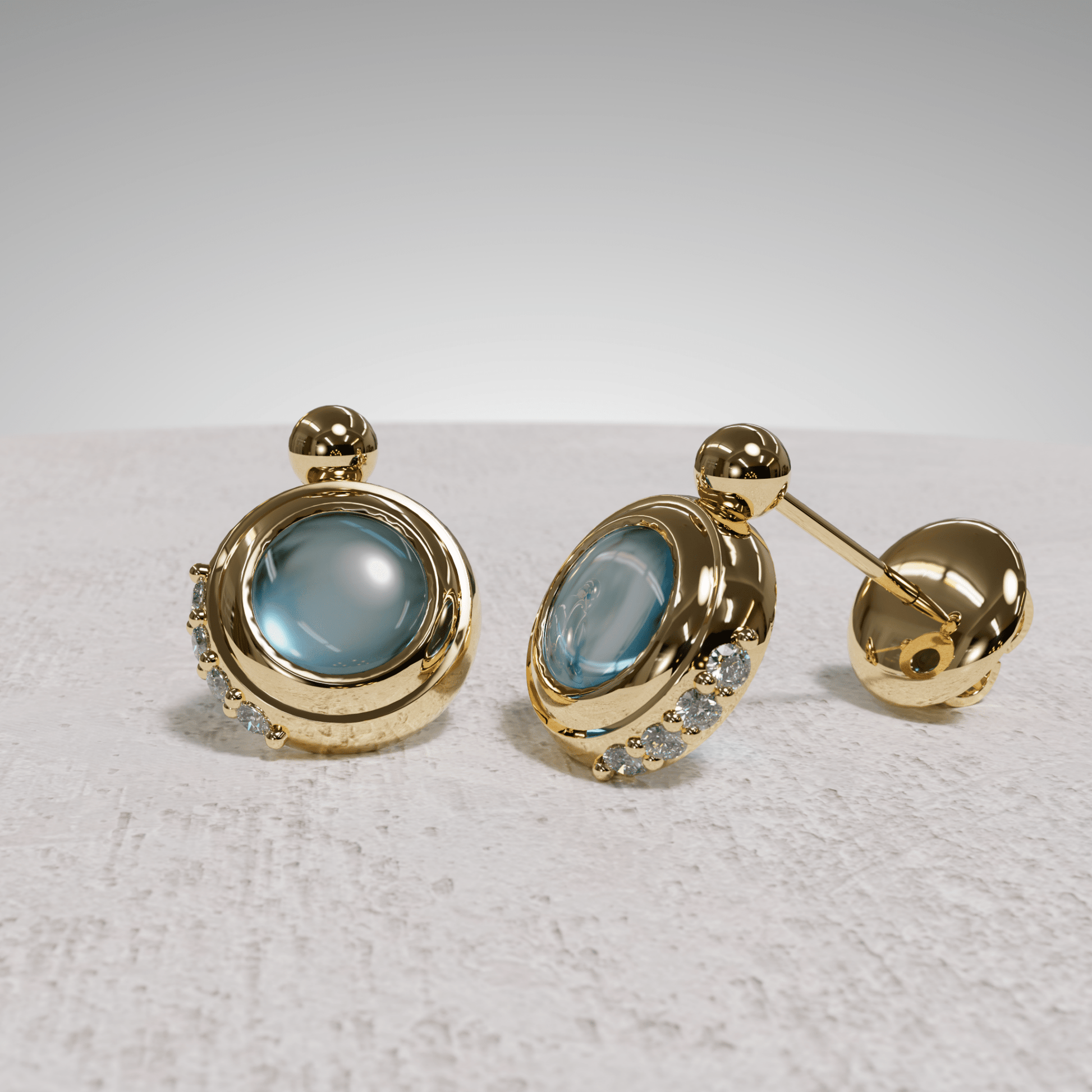 Mirror Studs - Stradley & Daughter