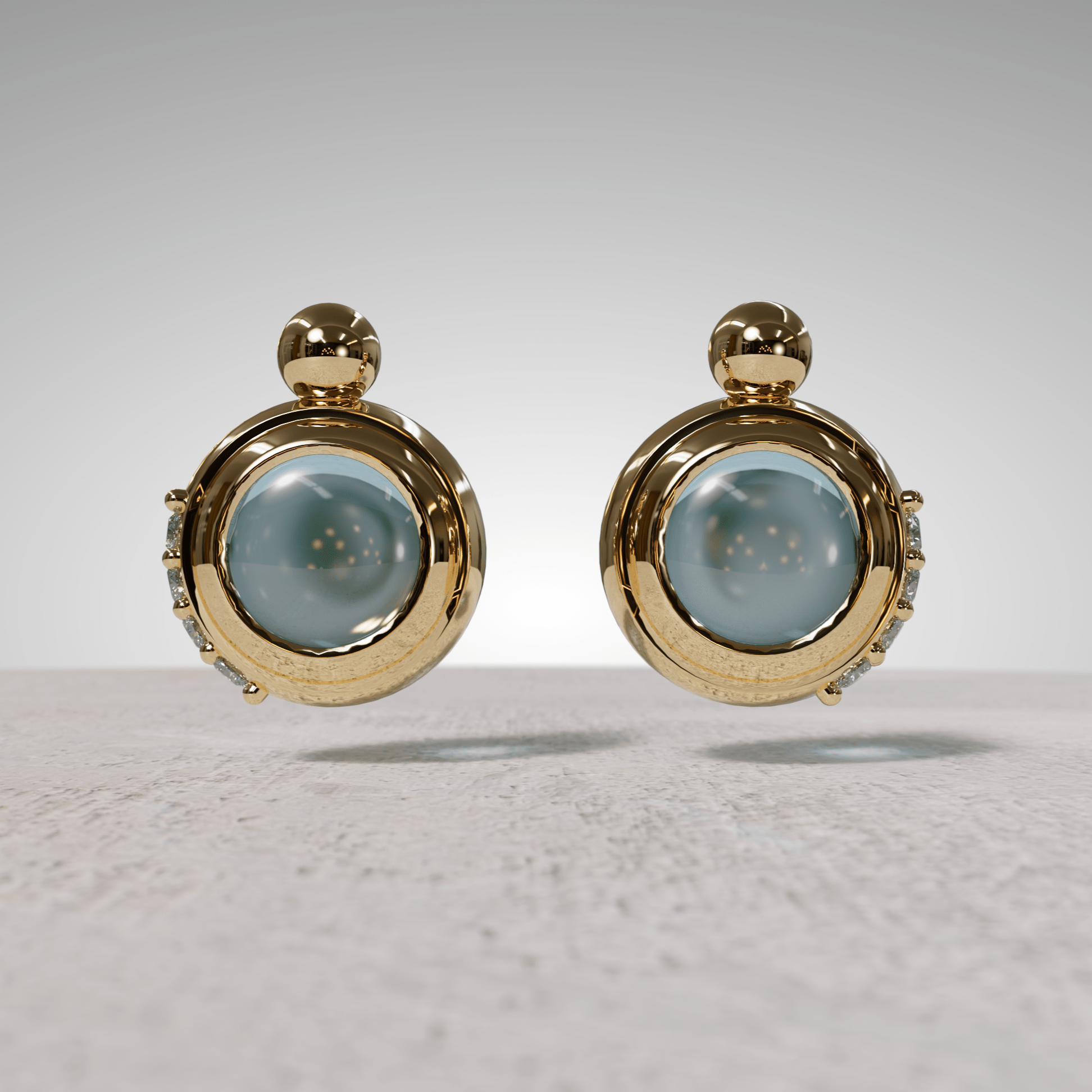 Mirror Studs - Stradley & Daughter