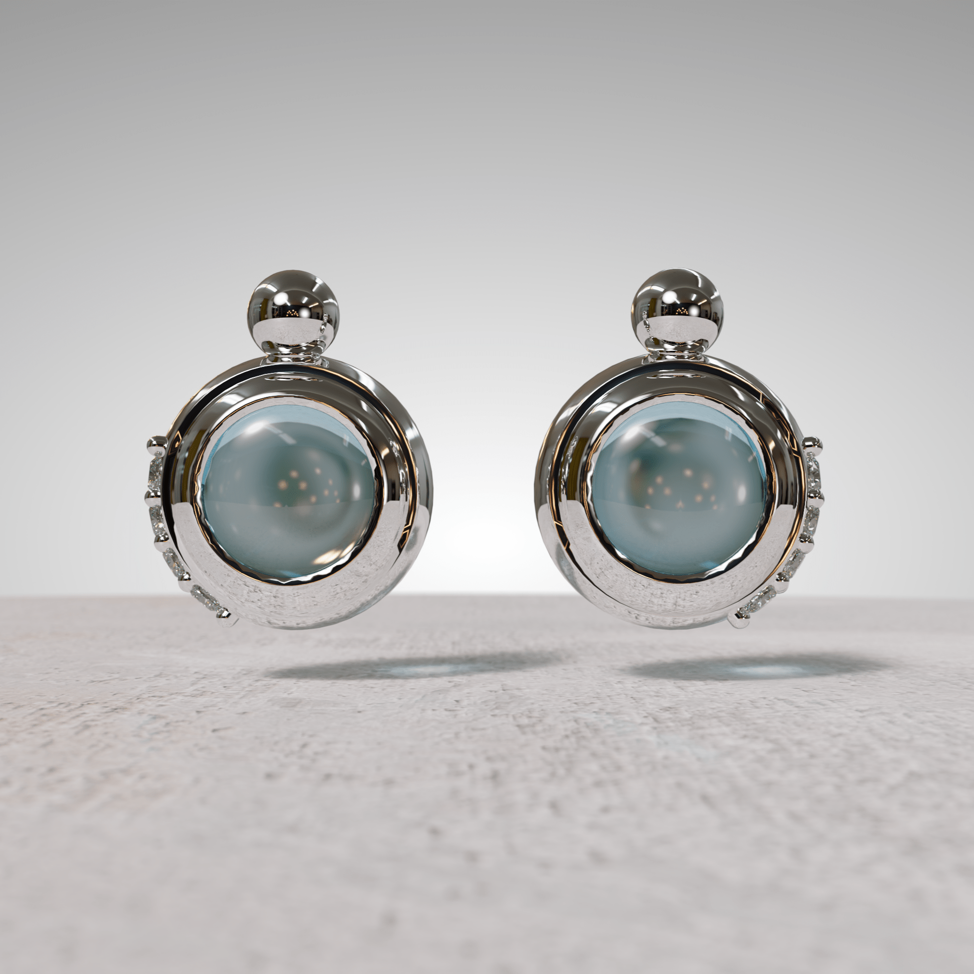 Mirror Studs - Stradley & Daughter