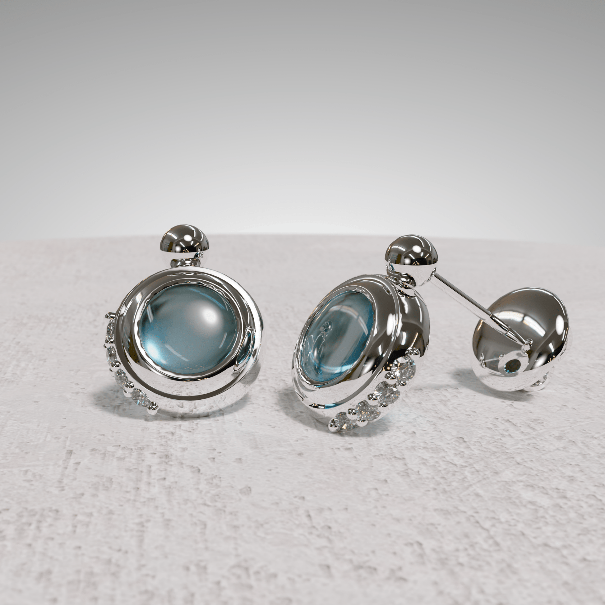 Mirror Studs - Stradley & Daughter