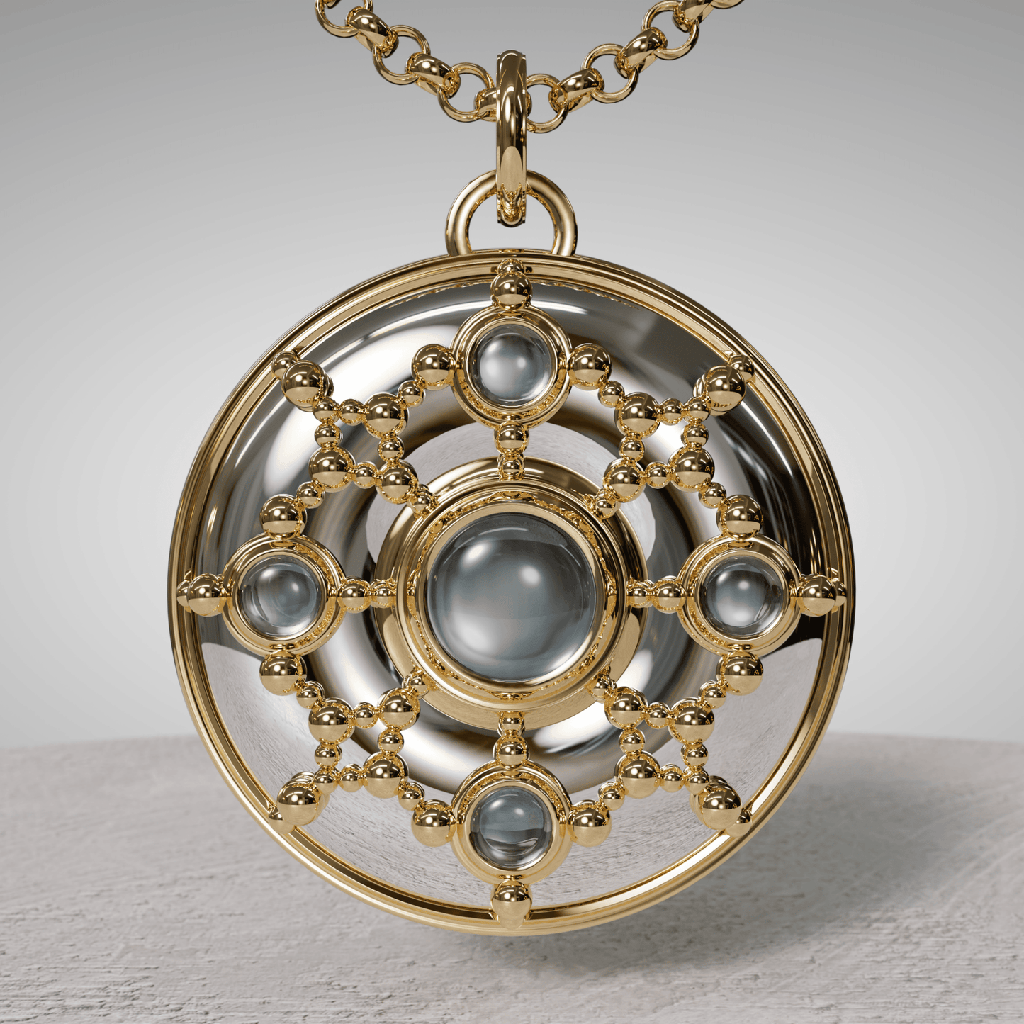 Reversible Visionary Locket - Stradley & Daughter