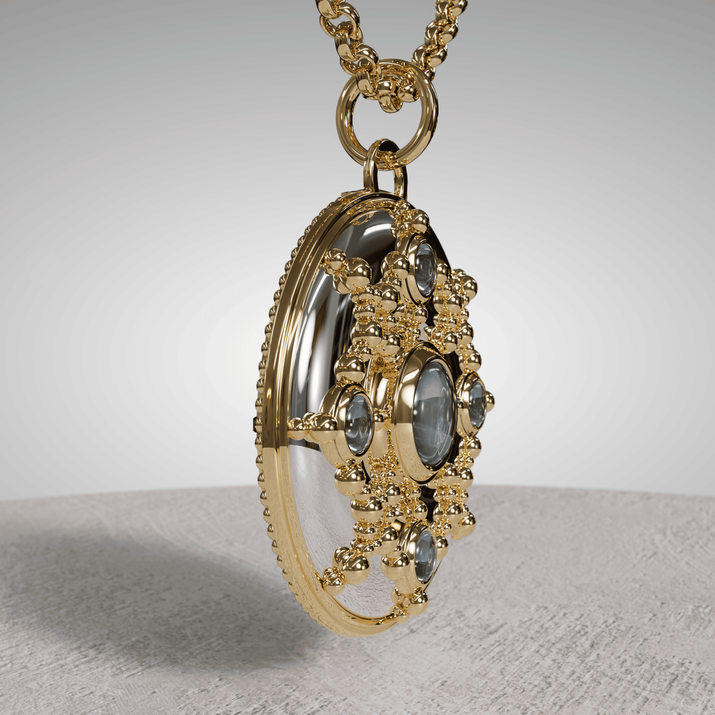 Reversible Visionary Locket - Stradley & Daughter