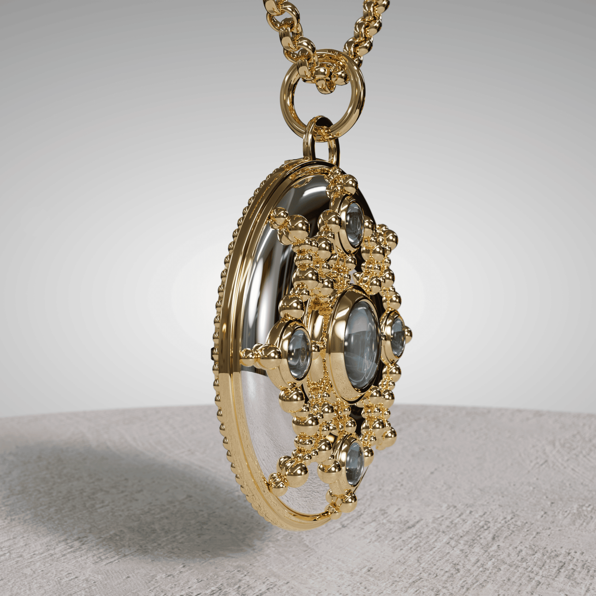Reversible Visionary Locket - Stradley & Daughter
